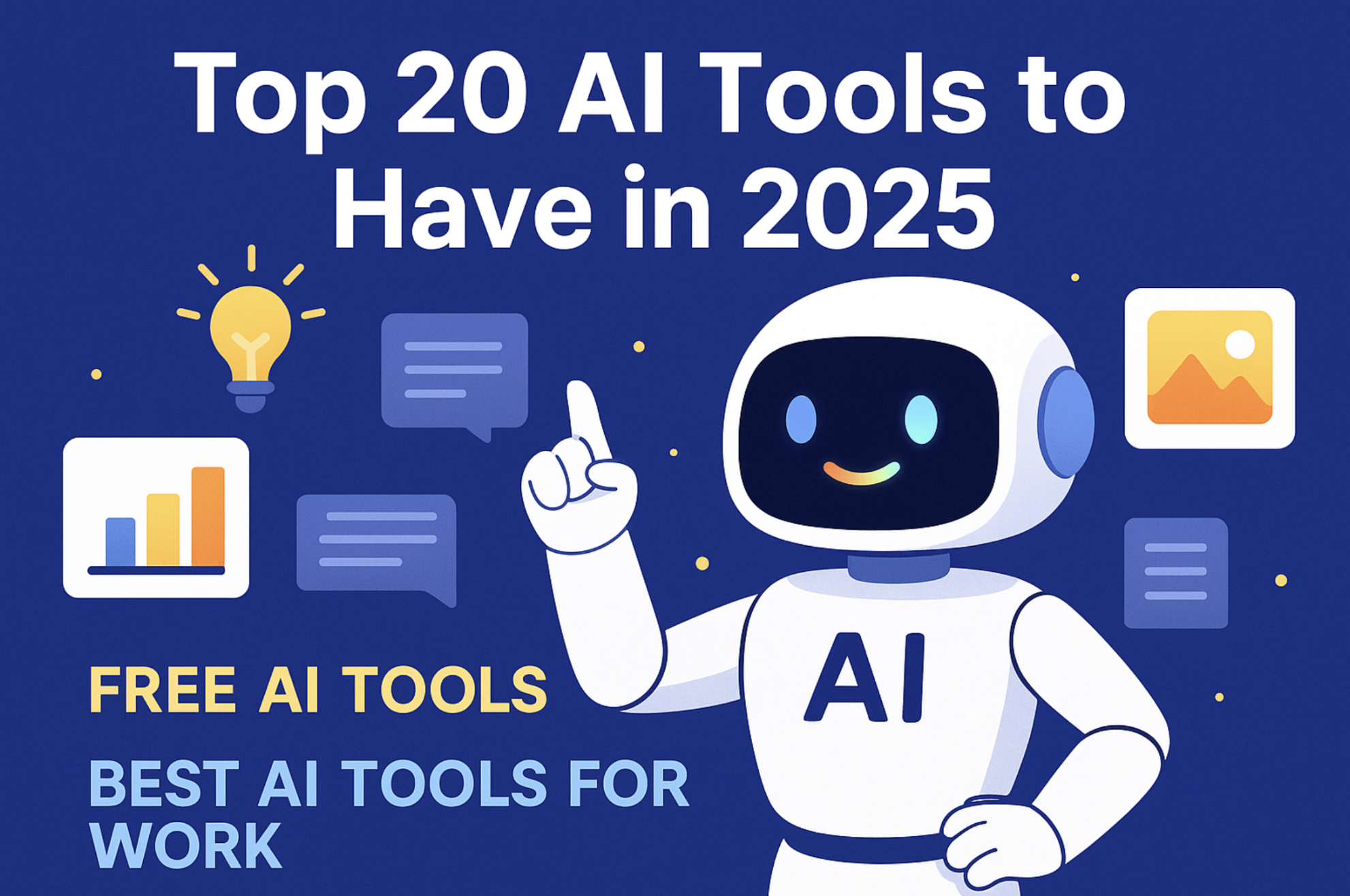 Top 20 AI Tools to Have in 2025