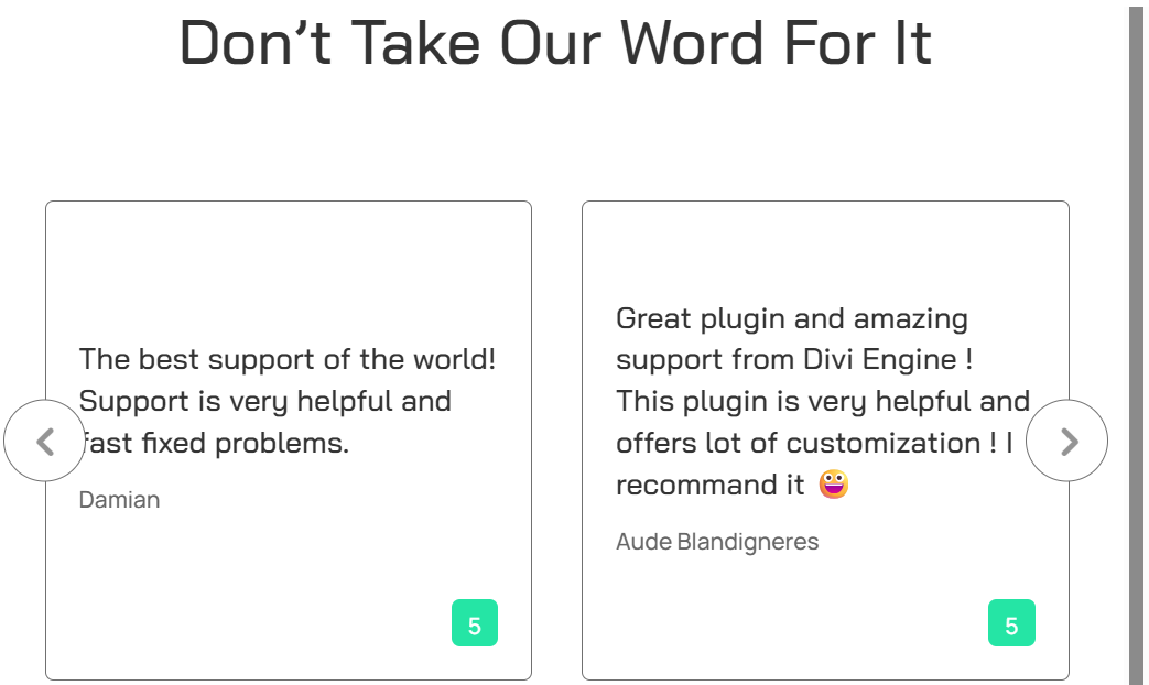 Divi Engine Feature