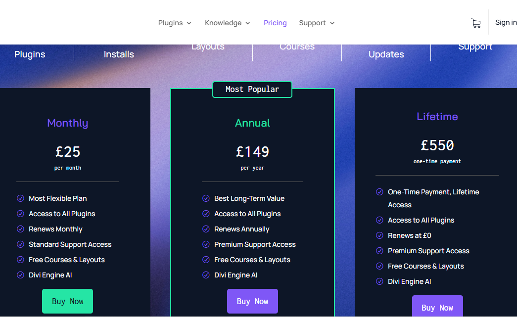 Divi Engine screenshot 2