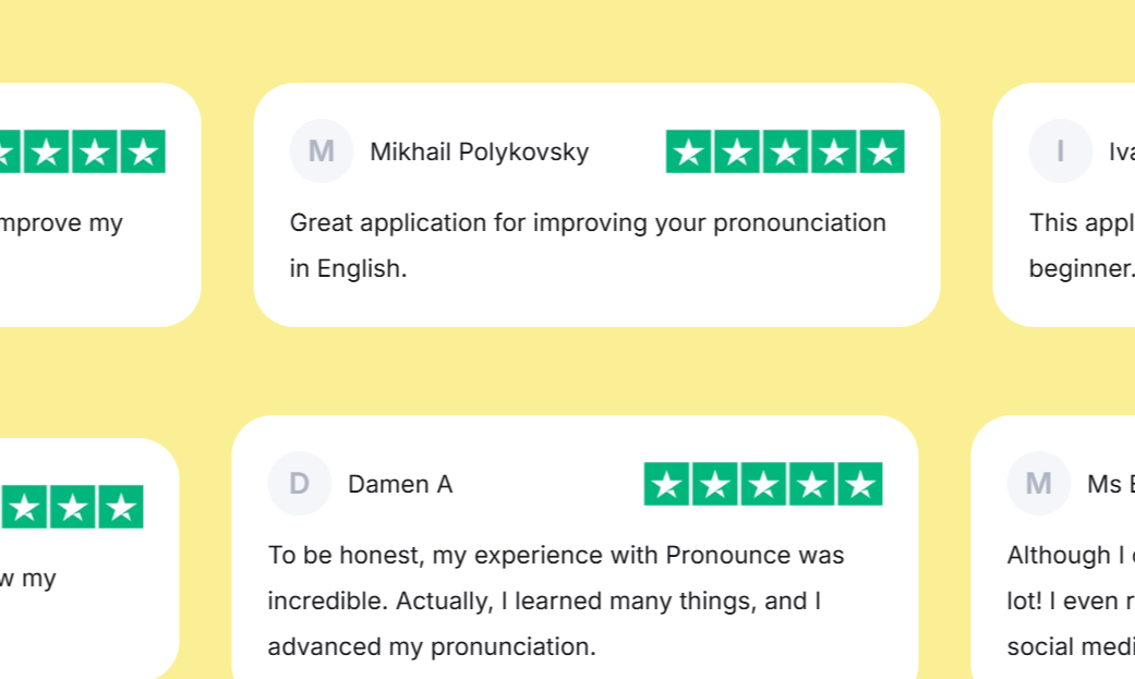 Pronounce Feature