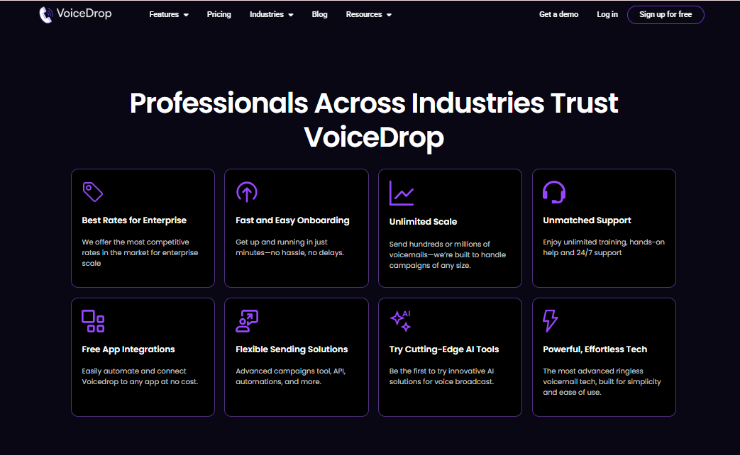 VoiceDrop Feature