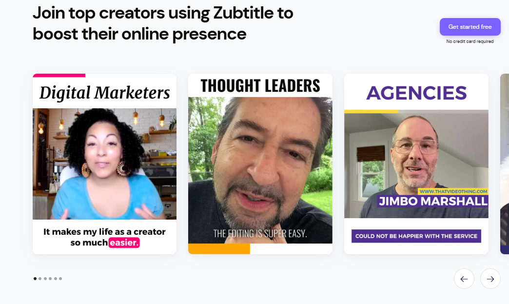 Zubtitle Feature